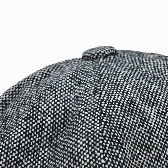 795384 8-Panel Marl Tweed Flat Cap
