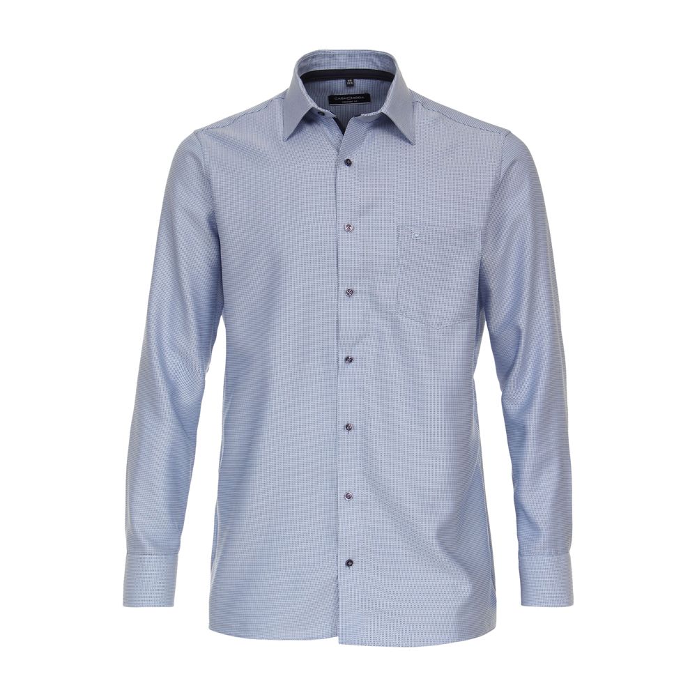 A10315XT Tall Fit Casamoda Premium Formal Shirt (Mid Denim)
