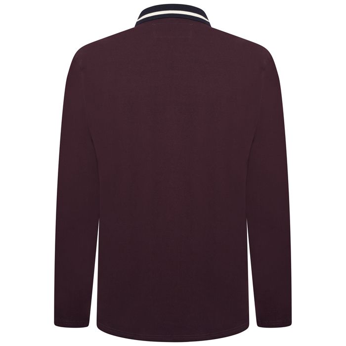 A10926XT Tall Fit Grey Hawk L/S Polo Shirt