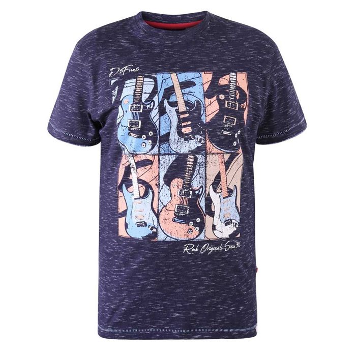 A10962XT Tall Fit D555 Guitar Printed T-Shirt