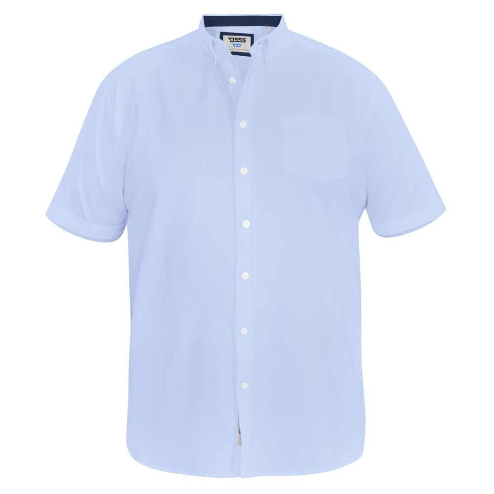 A11134XT Tall Fit D555 Oxford Short Sleeve Shirt (Blue)