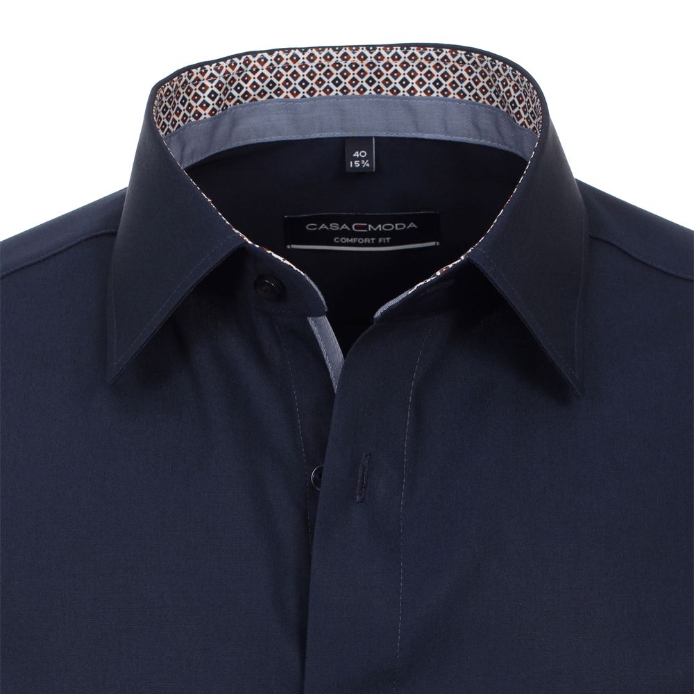 A11199XT Tall Fit Casamoda Premium Formal Shirt (Navy)