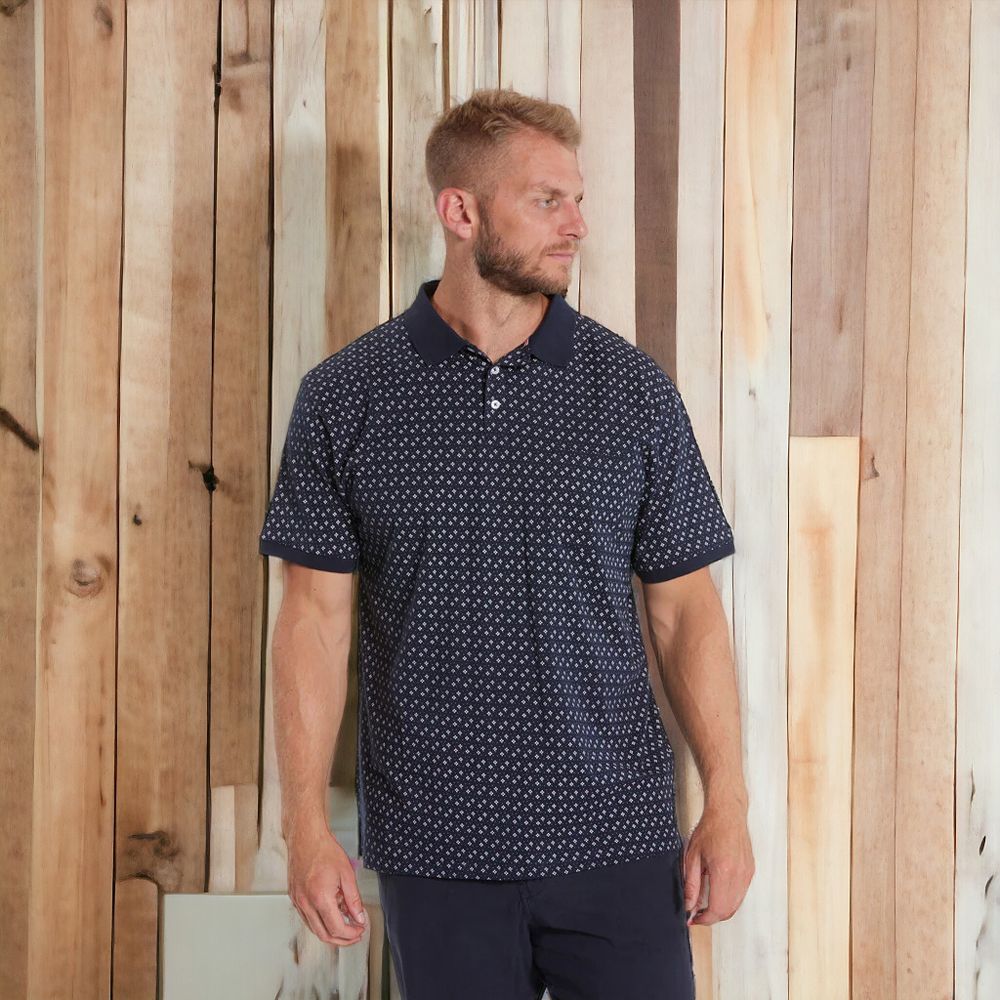 A11396XT Tall Fit North 56.4 Printed Polo Shirt