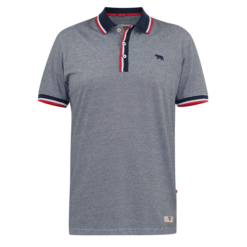 A11425XT Tall Fit D555 Fine Stripe Jersey Polo Shirt