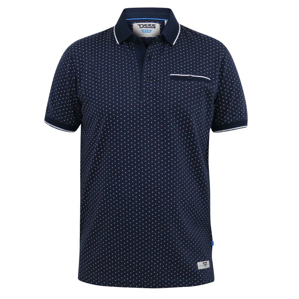 A11426XT Tall Fit D555 Printed Polo Shirt