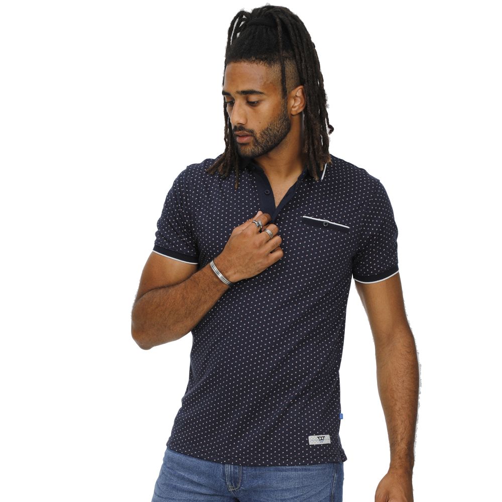 A11426XT Tall Fit D555 Printed Polo Shirt