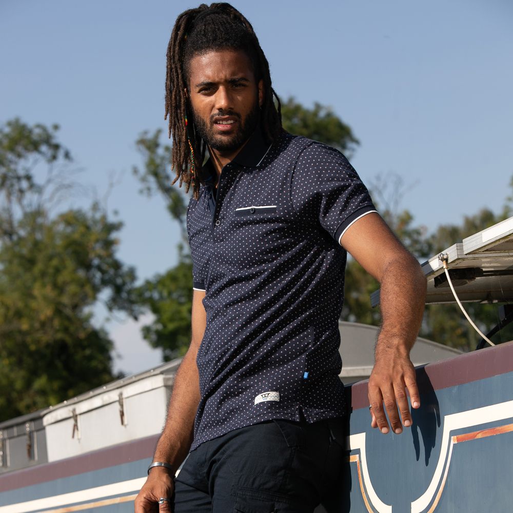 A11426XT Tall Fit D555 Printed Polo Shirt