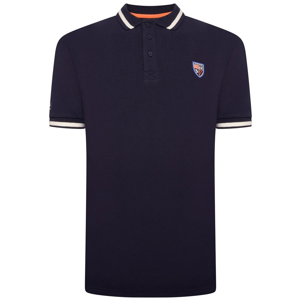 A11484XT Tall Fit Grey Hawk Pique Polo Shirt (Navy)