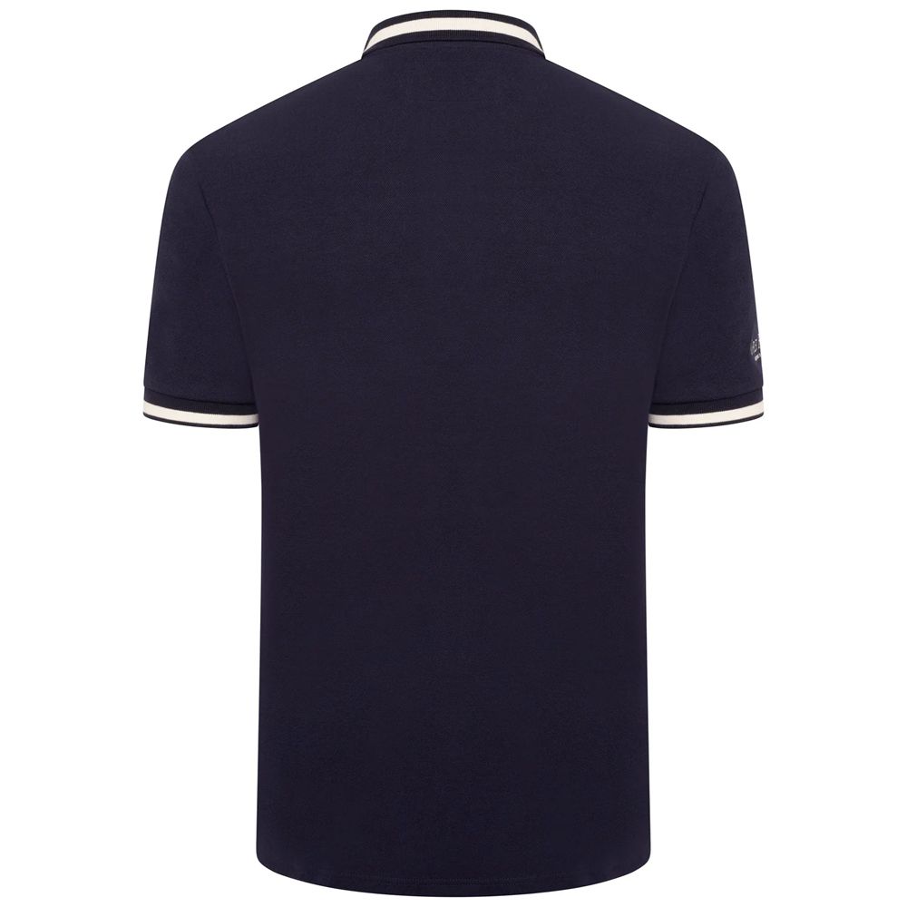 A11484XT Tall Fit Grey Hawk Pique Polo Shirt (Navy)