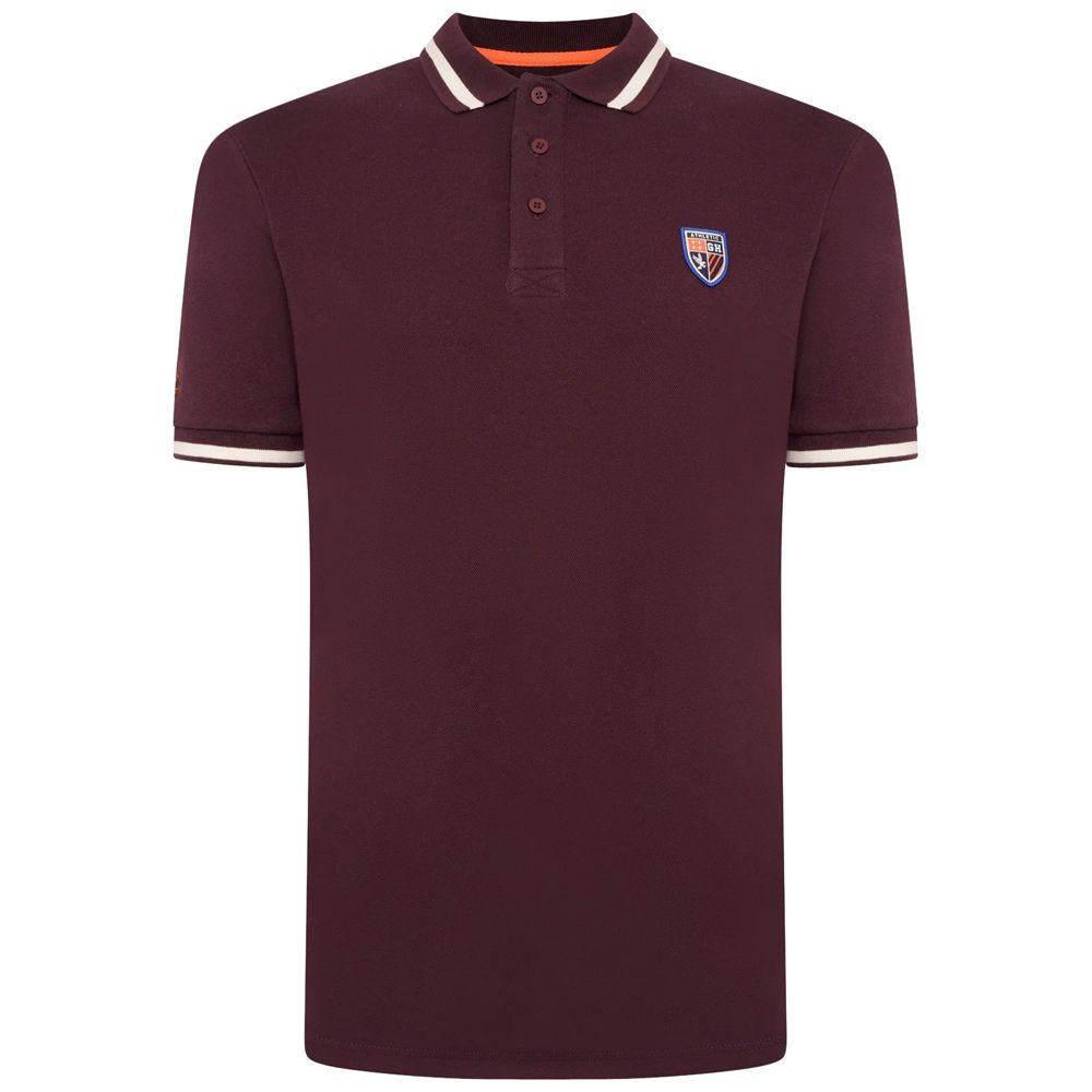 A11484XT Tall Fit Grey Hawk Pique Polo Shirt (Wine)
