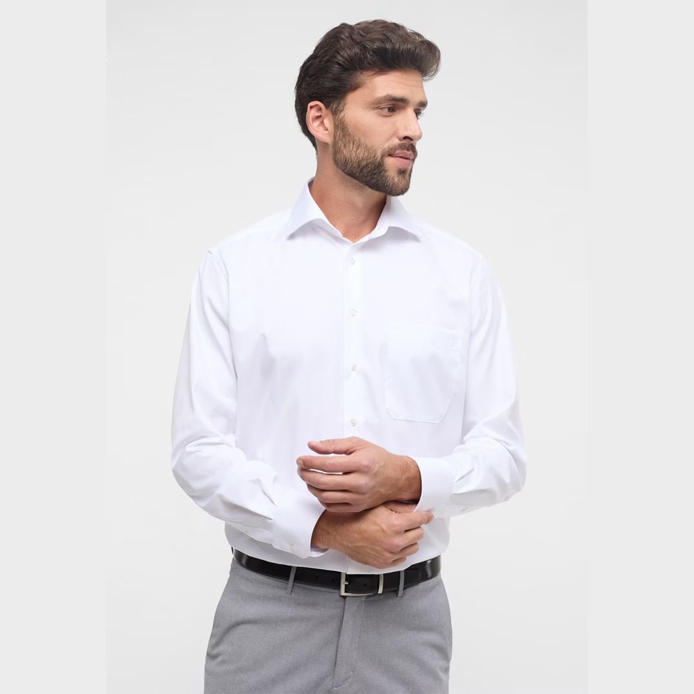 A11650XT Tall Fit Eterna Modern Fit Cover Shirt (White)