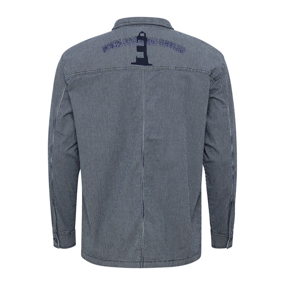 A11743XT N°RTH Tall Fit Striped Shacket