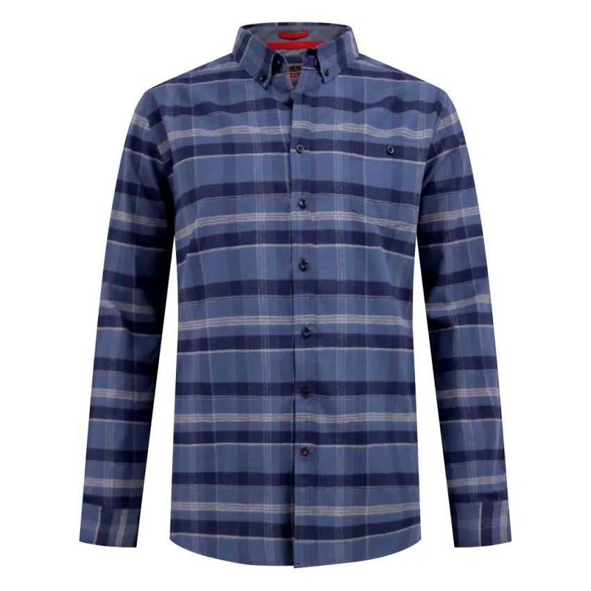 A11885XT Tall Fit D555 Casual Check Shirt