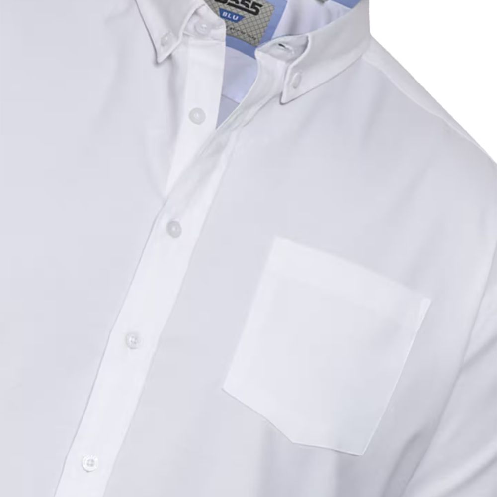 A11921XT Tall Fit D555 Oxford Long Sleeve Shirt (White)