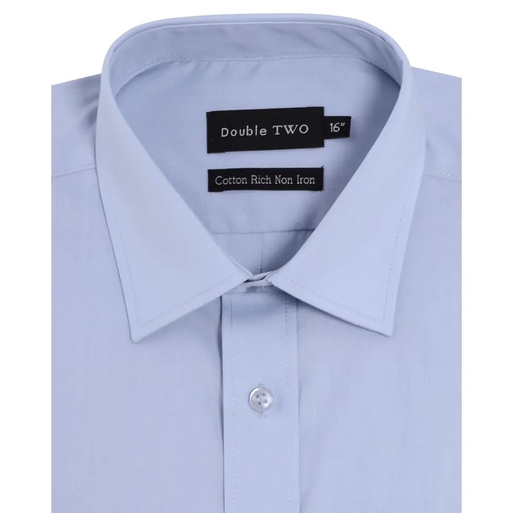 A6050XT Tall Fit Plain L/S Formal Shirt (Sky Blue)