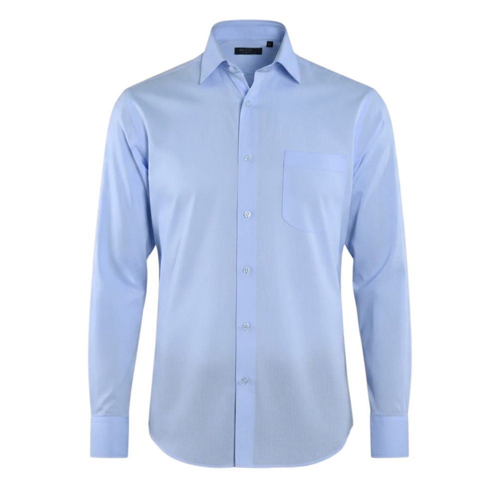 A6050XT Tall Fit Plain L/S Formal Shirt (Sky Blue)