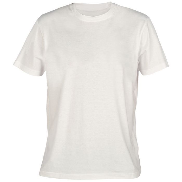 A6931XXT John Banks Plain Crew Neck T-Shirt (White) 41" Length