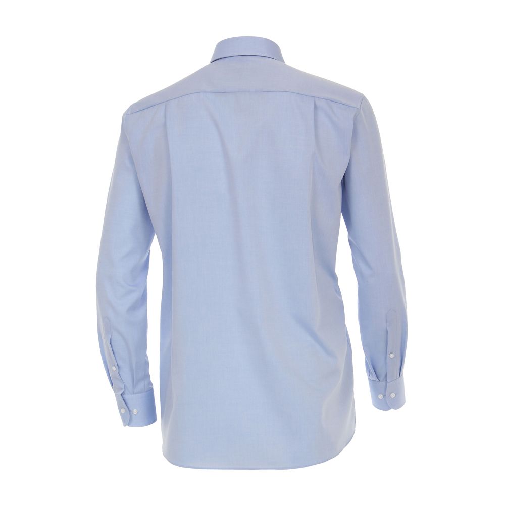 A9009XT Tall Fit Casamoda Plain Long Sleeve Shirt (Blue)