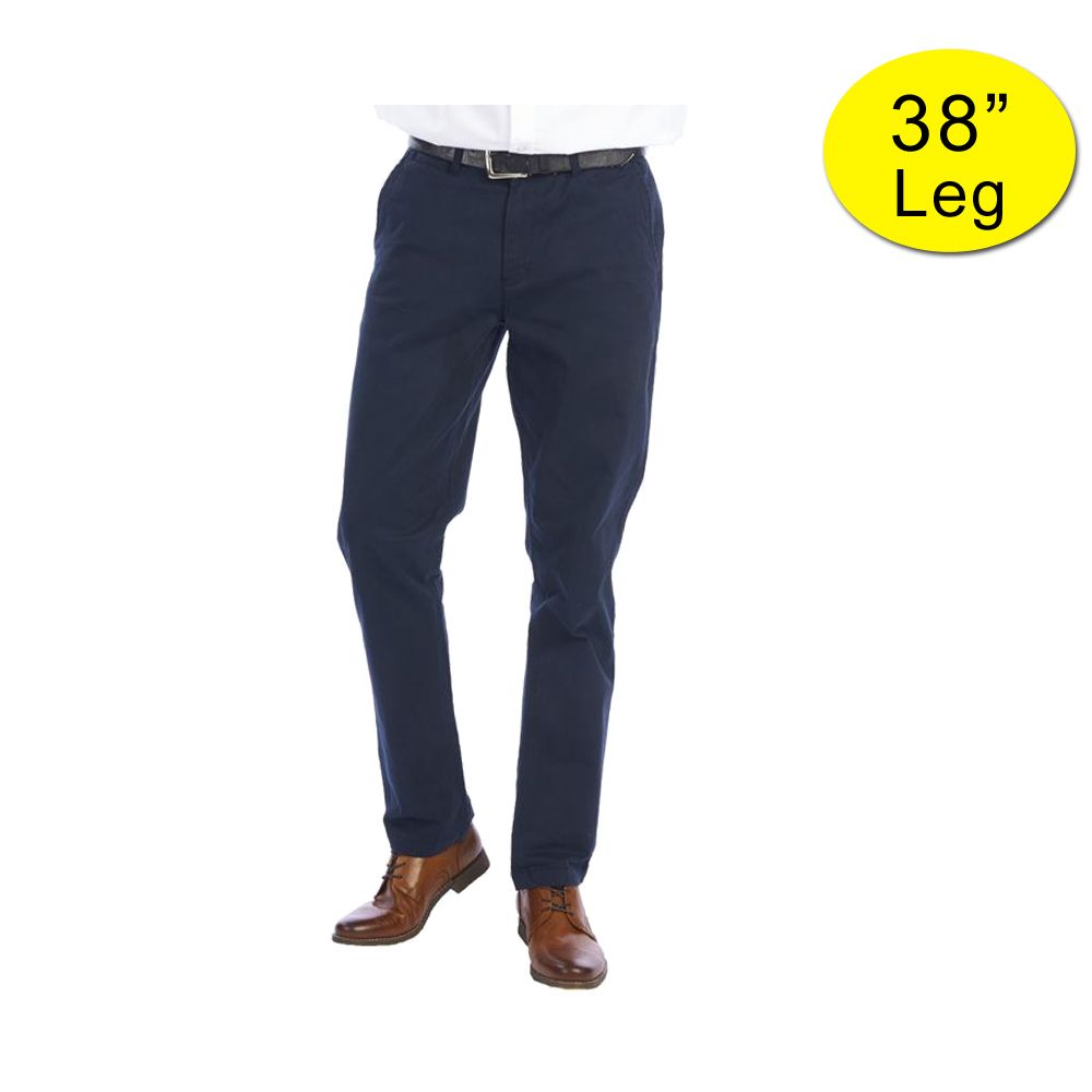 B1002XTS Slim Fit Extra Tall Stretch Chino Trousers (Navy)