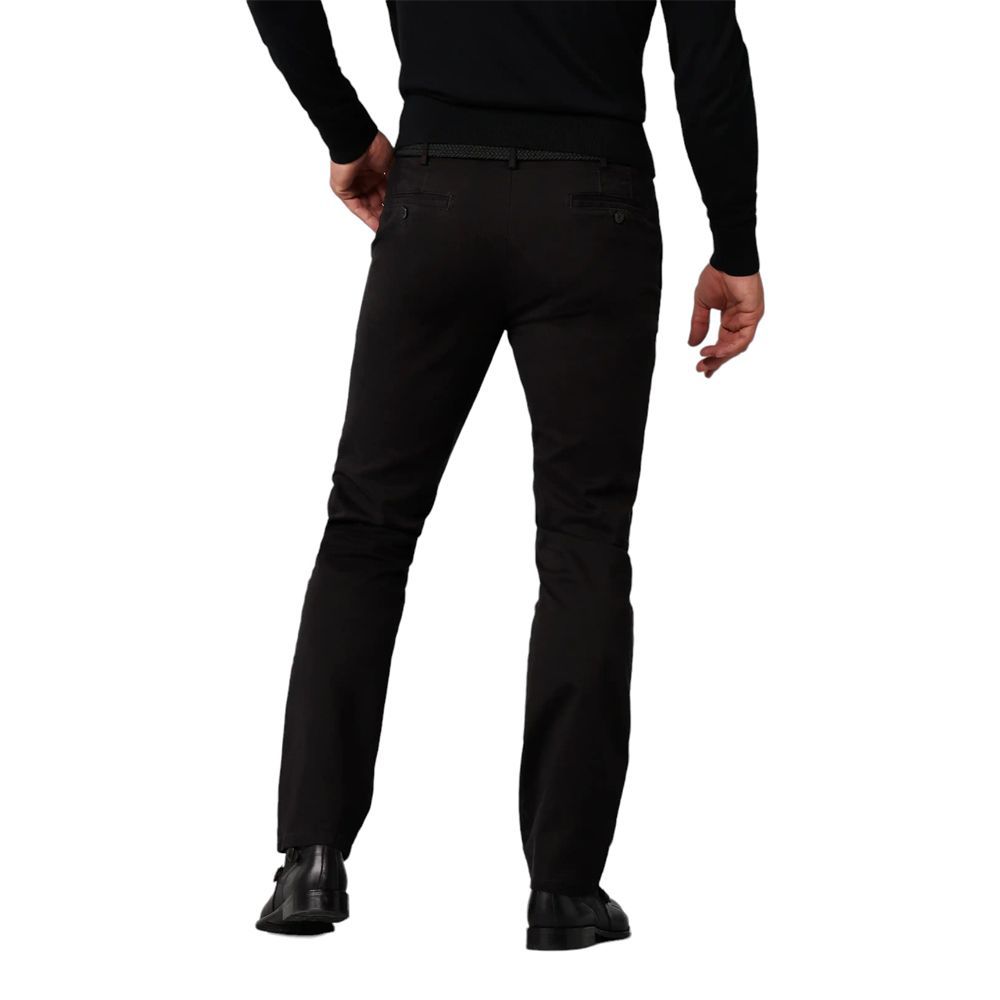 B1066XT Tall Fit Meyer Stretch Chino Trouser - Black