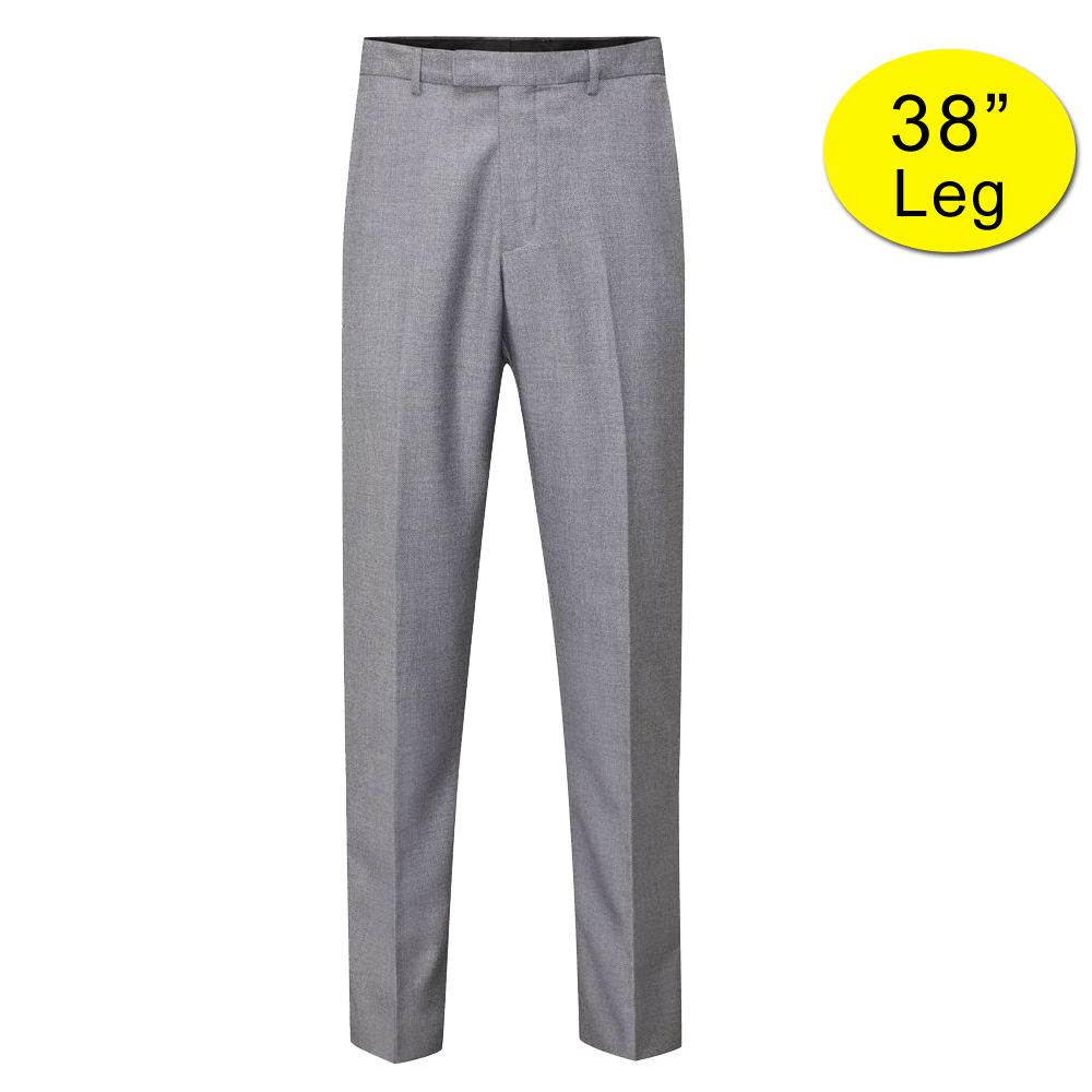 B1083XT Tall Fit Skopes Harcourt Silver Tweed Suit Trousers