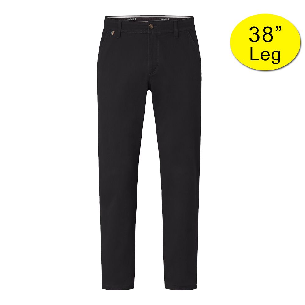 B1102XT Tall Fit Redpoint Chino Trousers (Black)
