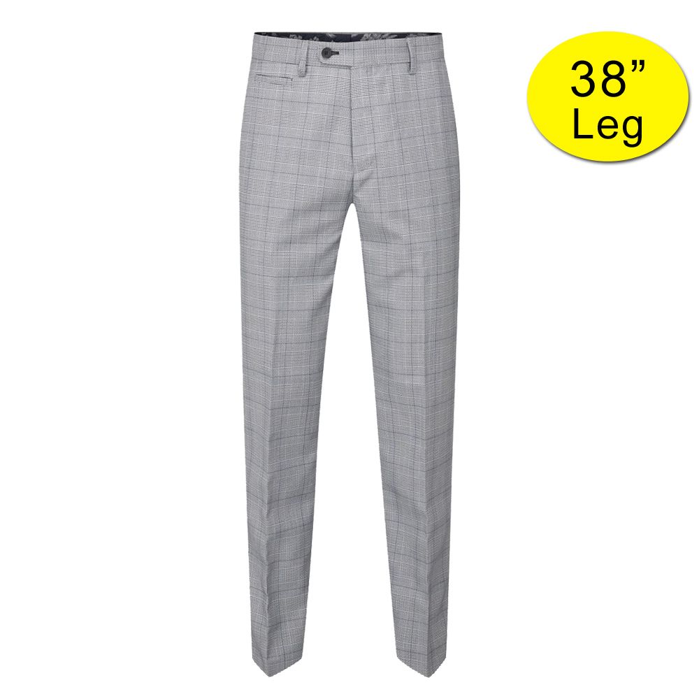 B1130XT Tall Fit Skopes Anello Grey Suit Trousers