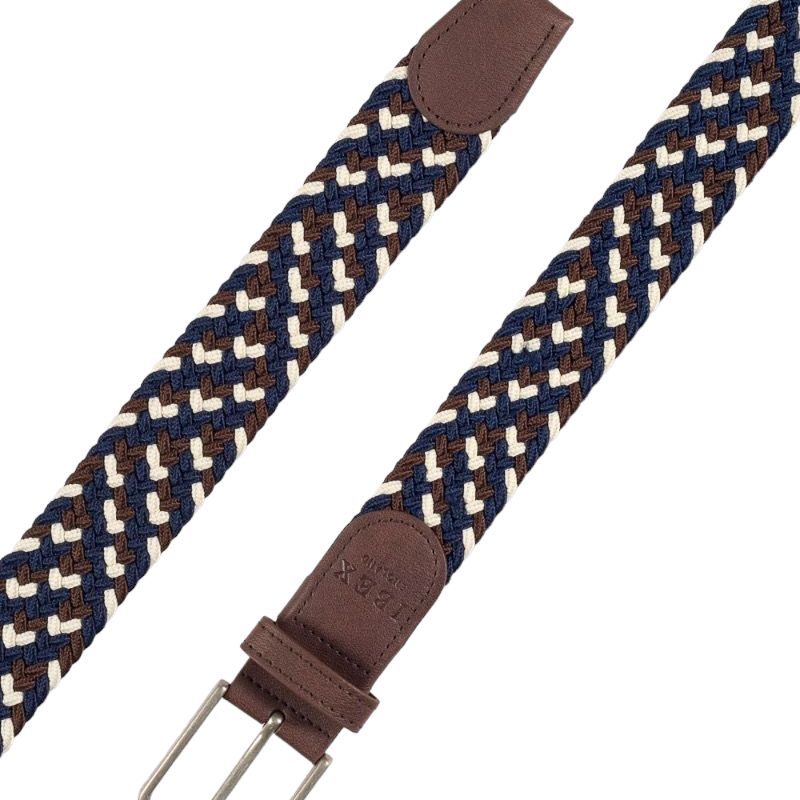 B1166 Ibex England Repreve Woven Stretch Belt