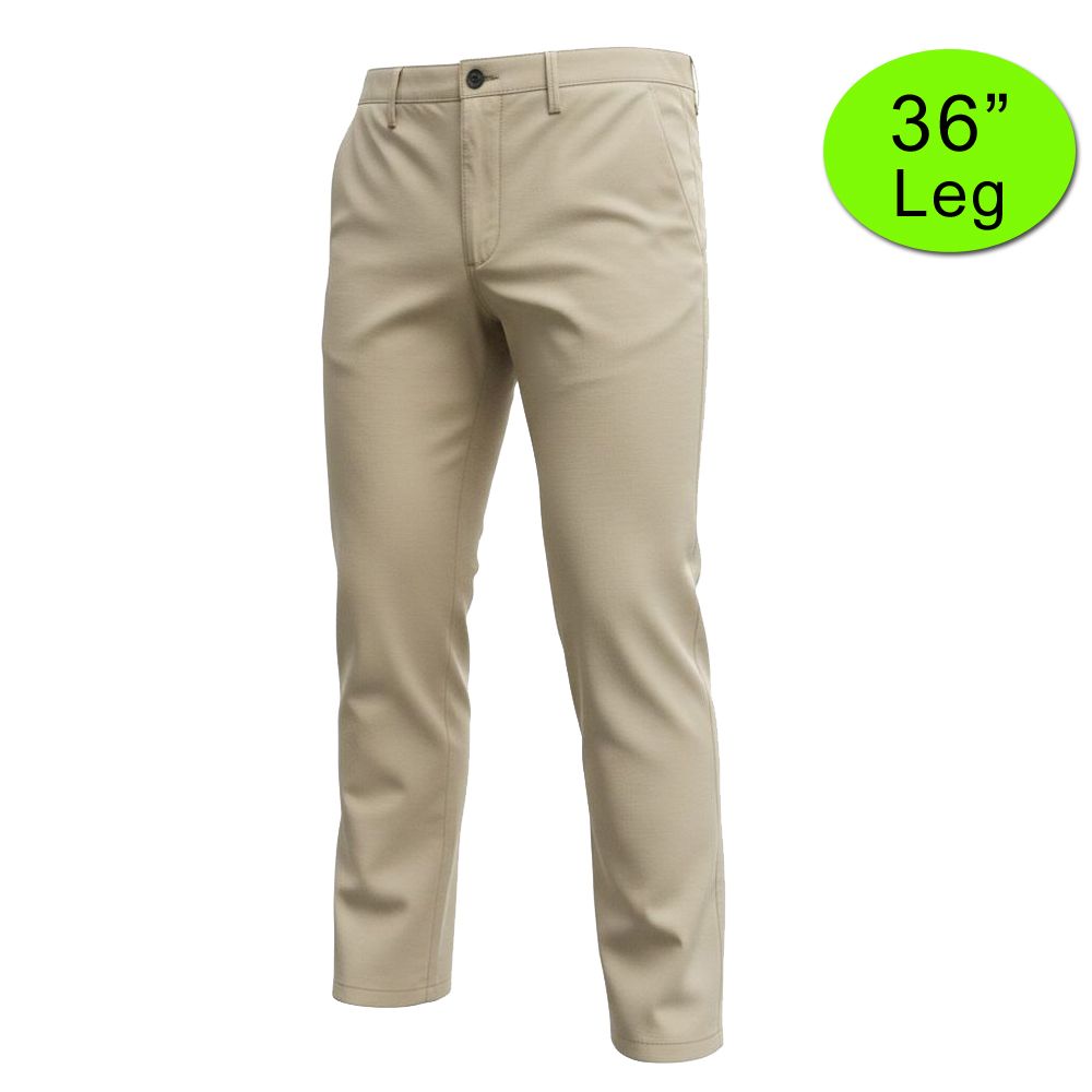B1201XT Tall Fit  Meyer Stretch Chino Trousers (Beige)