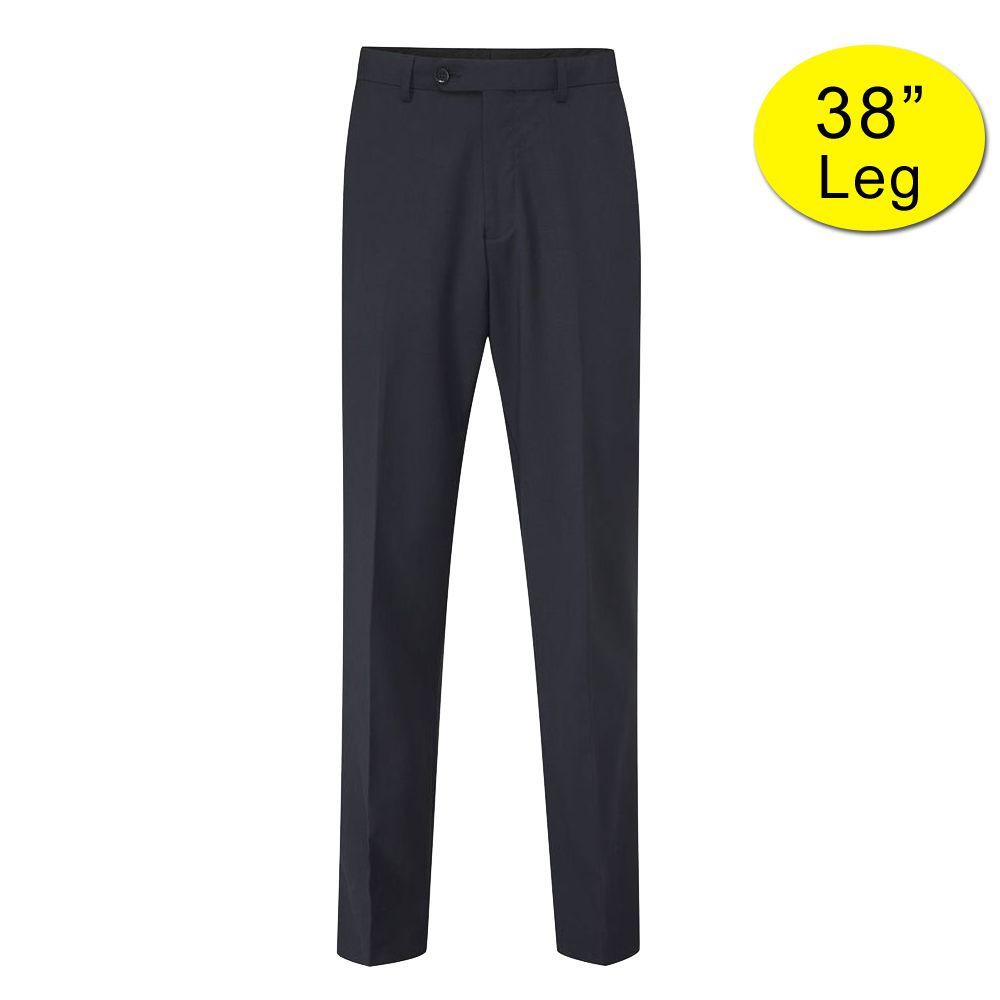 B1049XT Tall Fit San Remo Flat Front Trouser (Navy)