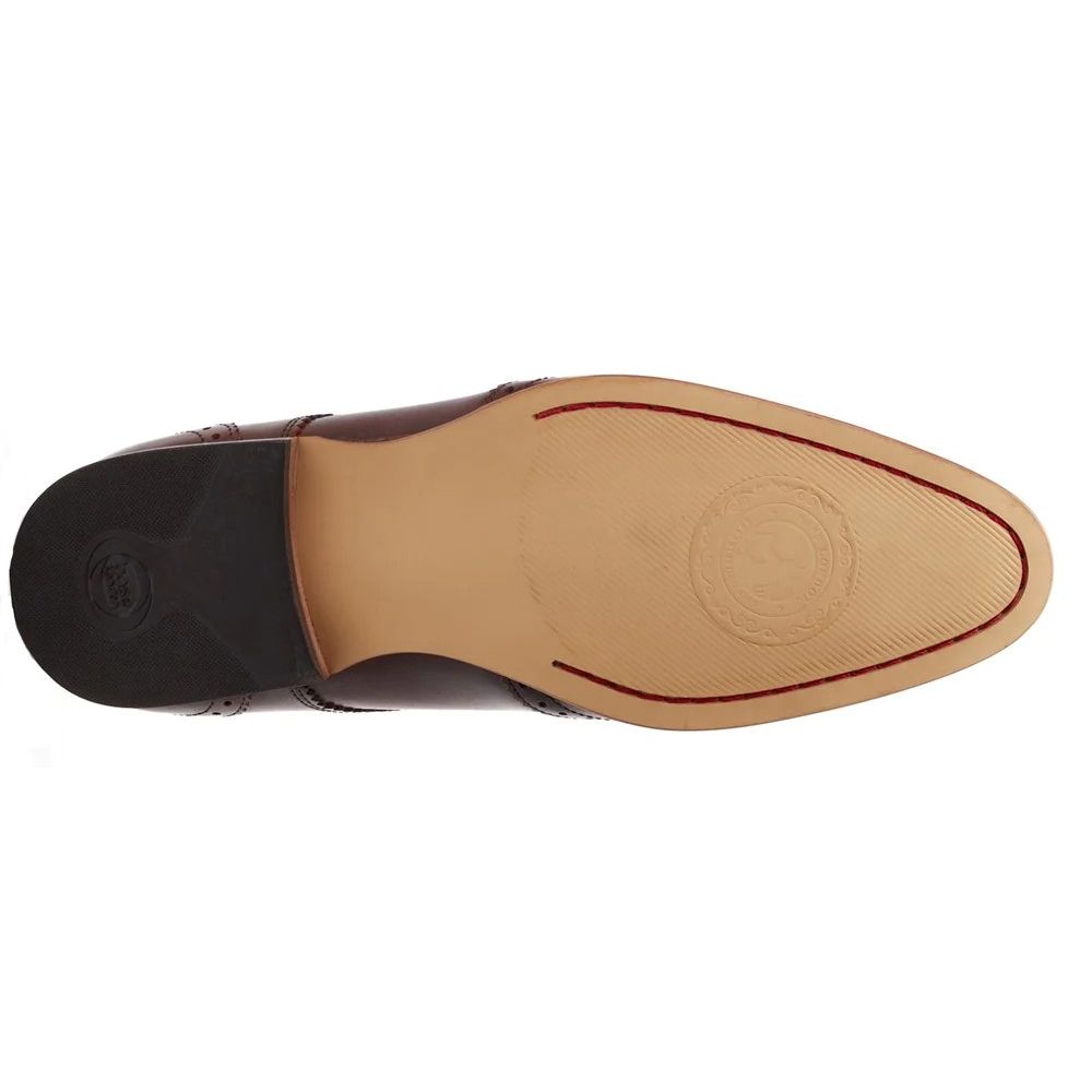 H1940 Base London Barbera Lace Up Brogue Shoe (Brown)