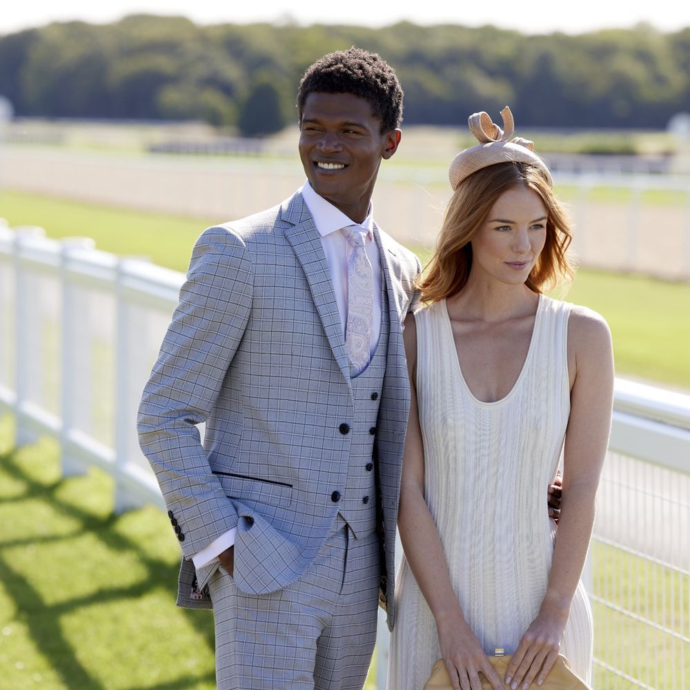 B1171XT Tall Fit Skopes Brook Check Suit Trouser