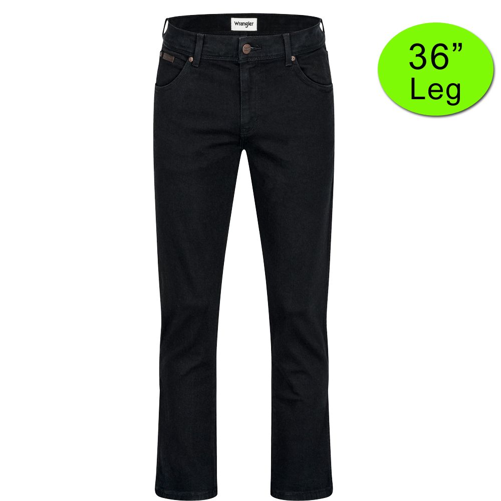 C724XT Tall Fit Wrangler Texas Stretch Jean (Black)