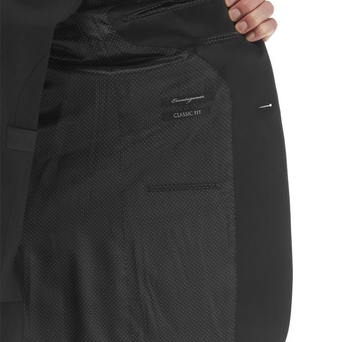 D055XT Tall Fit Dress Suit Jacket (Black)