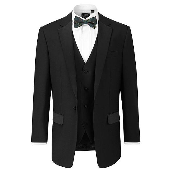 D055XT Tall Fit Dress Suit Jacket (Black)