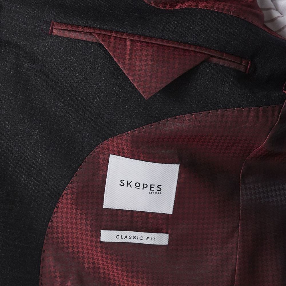 D5419XT Tall Fit Skopes Darwin Suit Jacket (Charcoal)