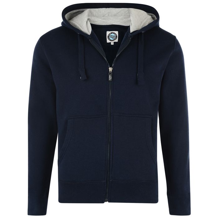 D5788XT Kam Tall Fit Plain Hoodie (Navy)