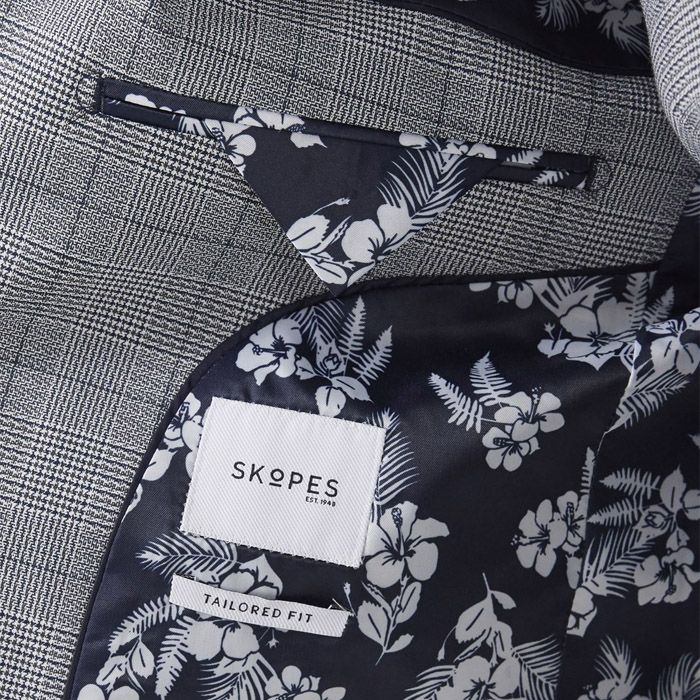 D6368XT Tall Fit Skopes Anello Grey Suit Jacket