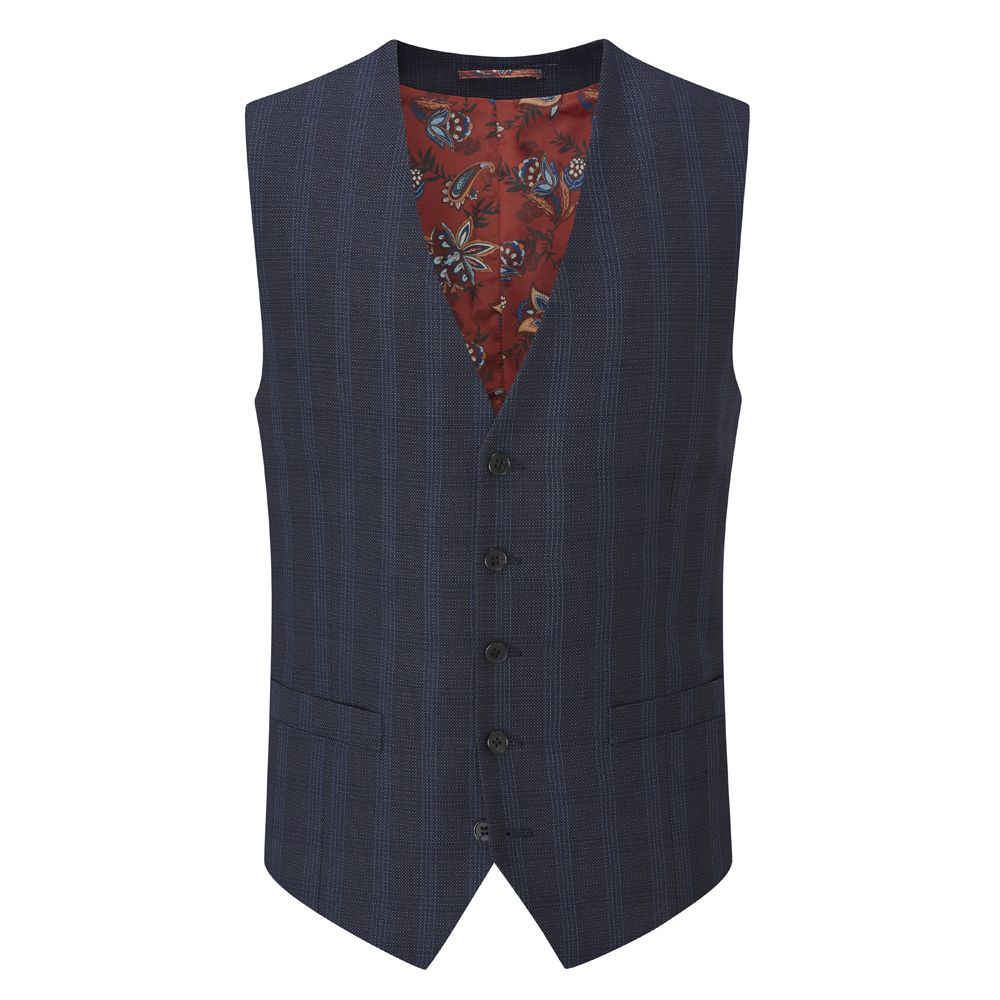 D6575XT Tall Fit Skopes Doolan Check Waistcoat
