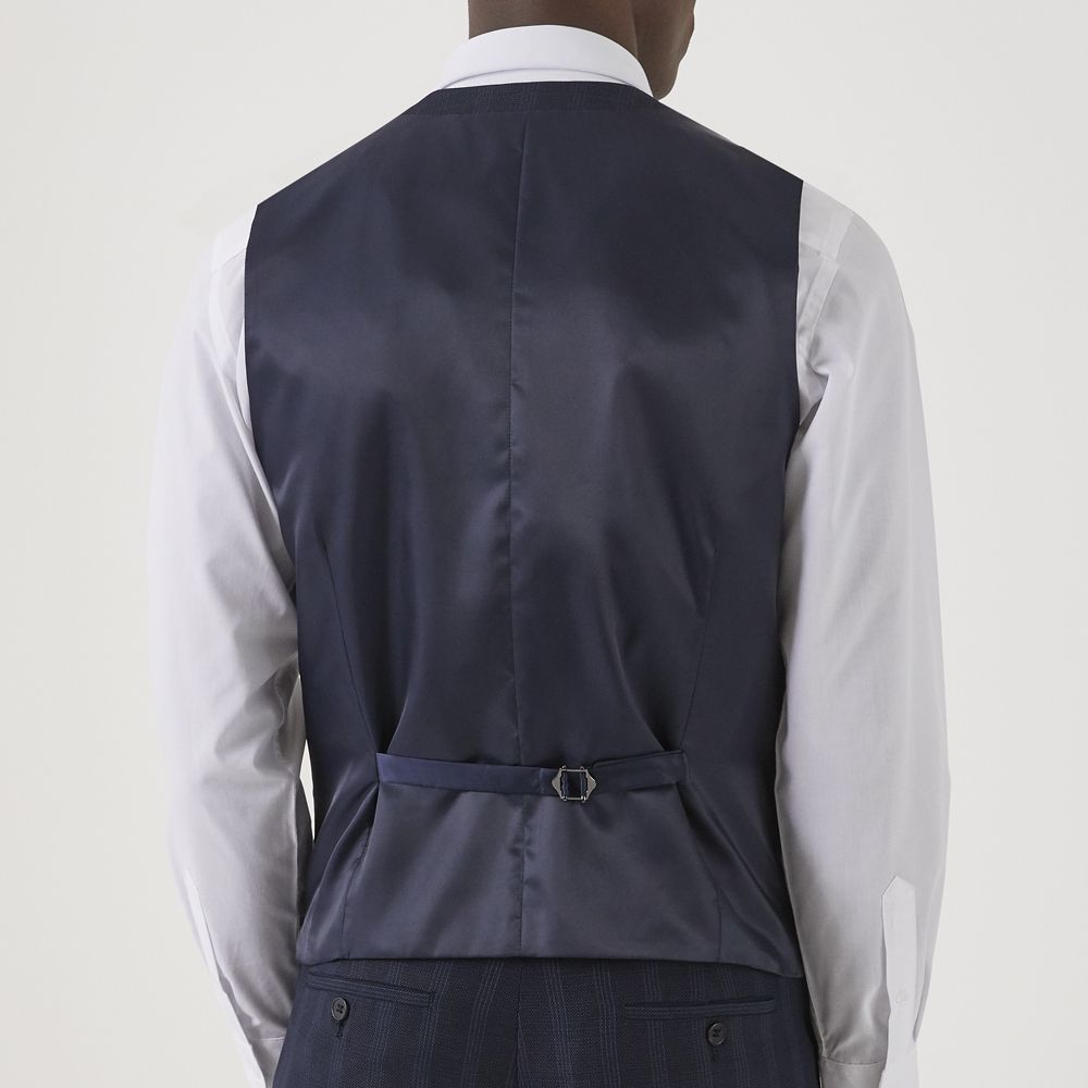 D6575XT Tall Fit Skopes Doolan Check Waistcoat