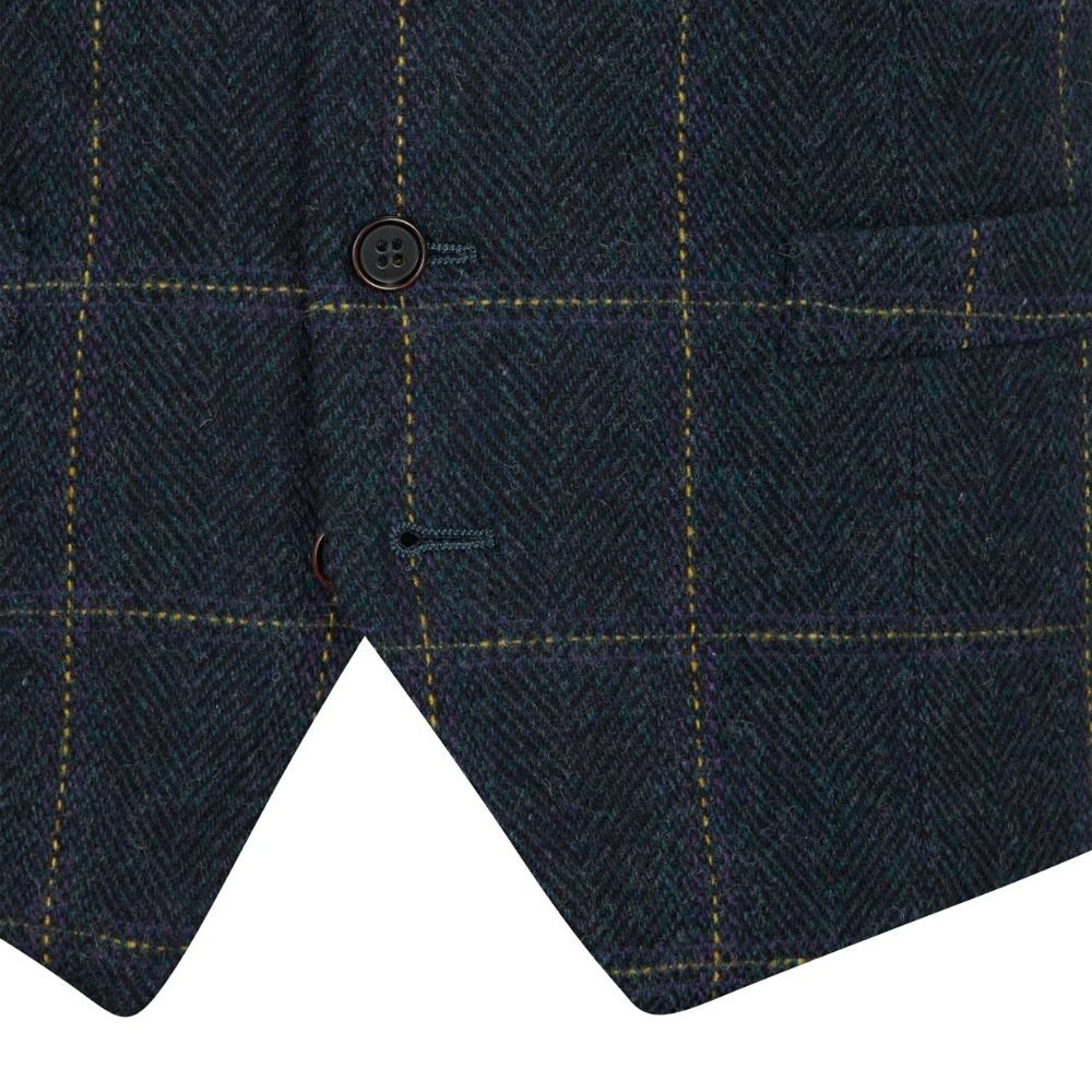 D6612XT Tall Fit Skopes Heaton Check Waistcoat
