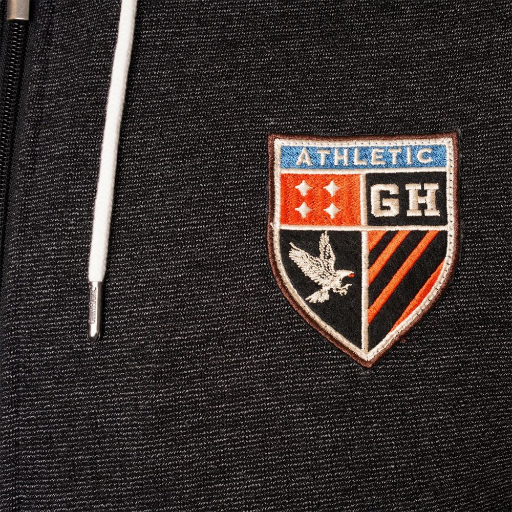 D6680XT Tall Fit Grey Hawk Full Zip Hooded Top