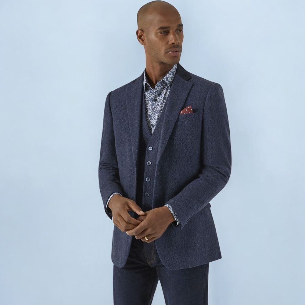 D6742XT Tall Fit Skopes Newsam Tweed Effect Jacket