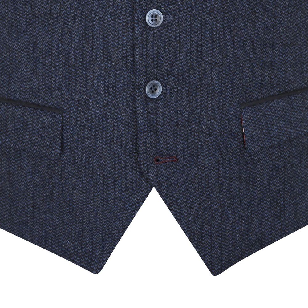 D6743XT Tall Fit Skopes Newsam Tweed Effect Waistcoat