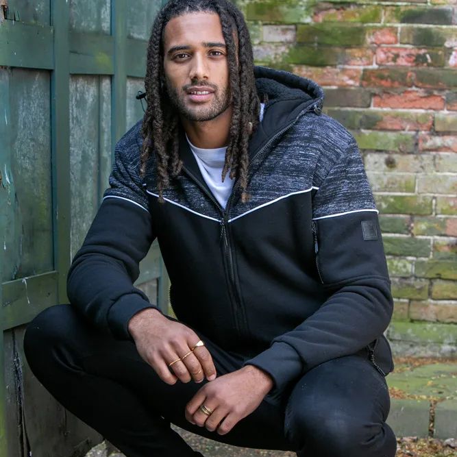 D6746XT Tall Fit D555 Full Zip Hooded Top