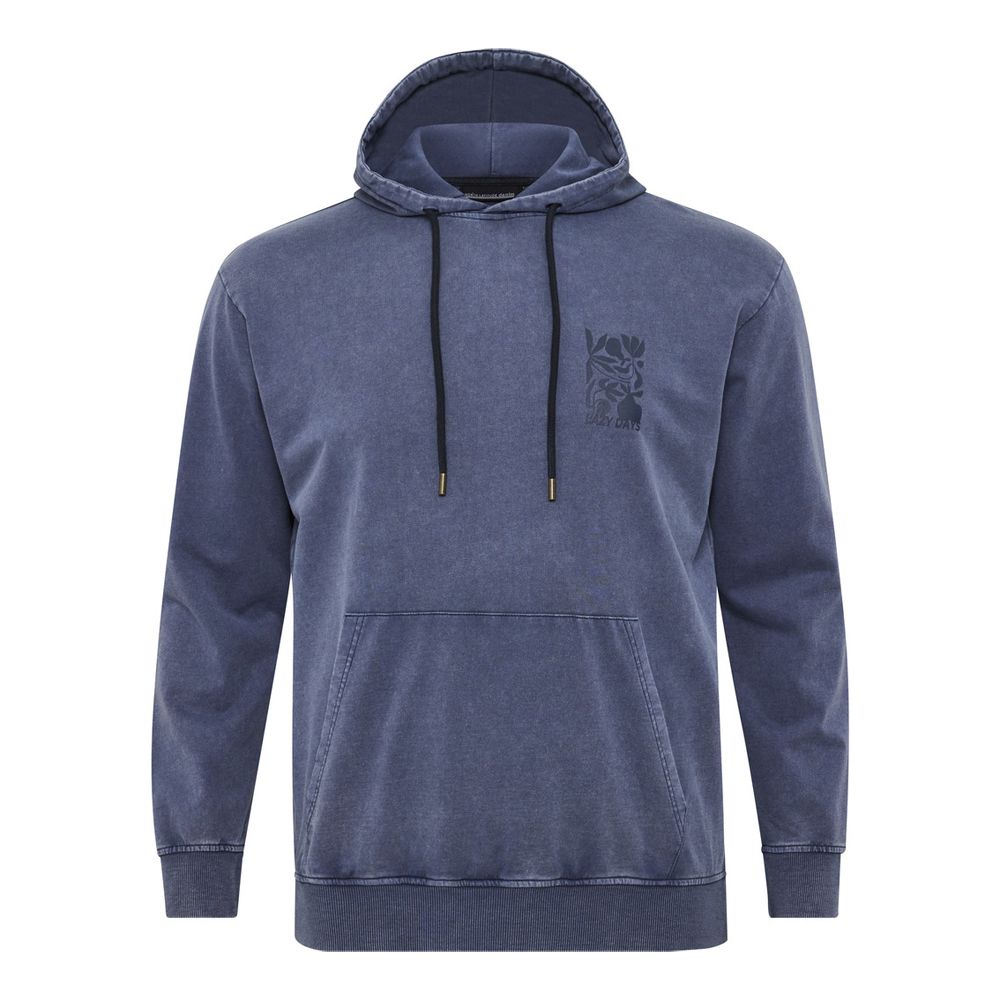 D6758XT Tall Fit North Latitude Hoodie (Navy)