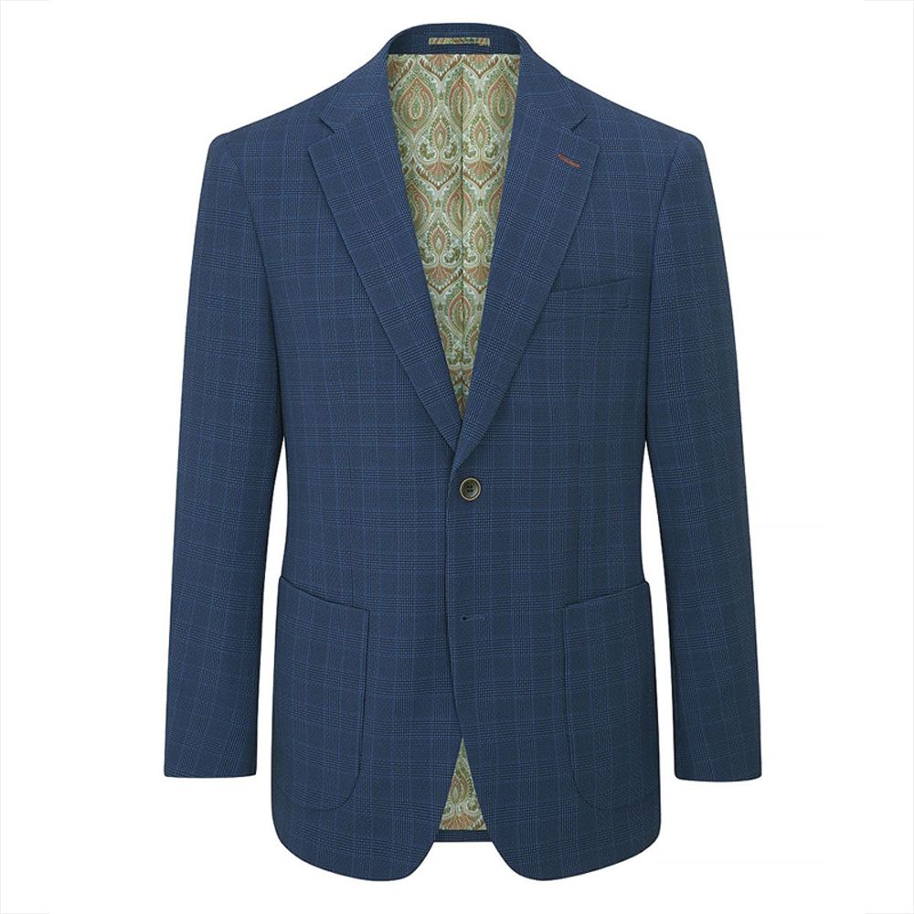 D6768XT Tall Fit Skopes Orville Tailored Check Jacket
