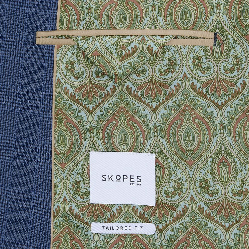 D6768XT Tall Fit Skopes Orville Tailored Check Jacket