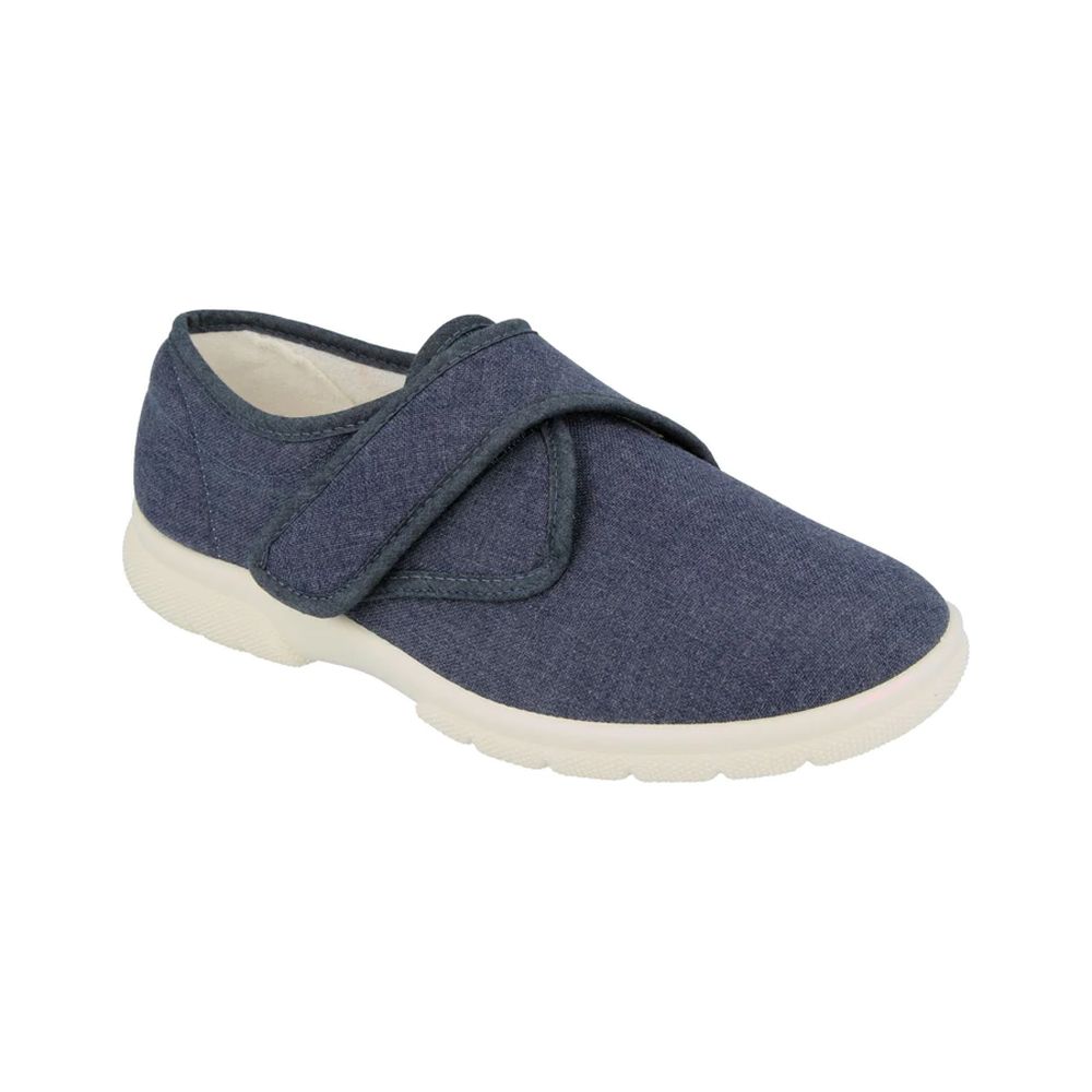 H1222 DB Cannock Velcro 6V (6E-8E) Extra Wide (Navy)