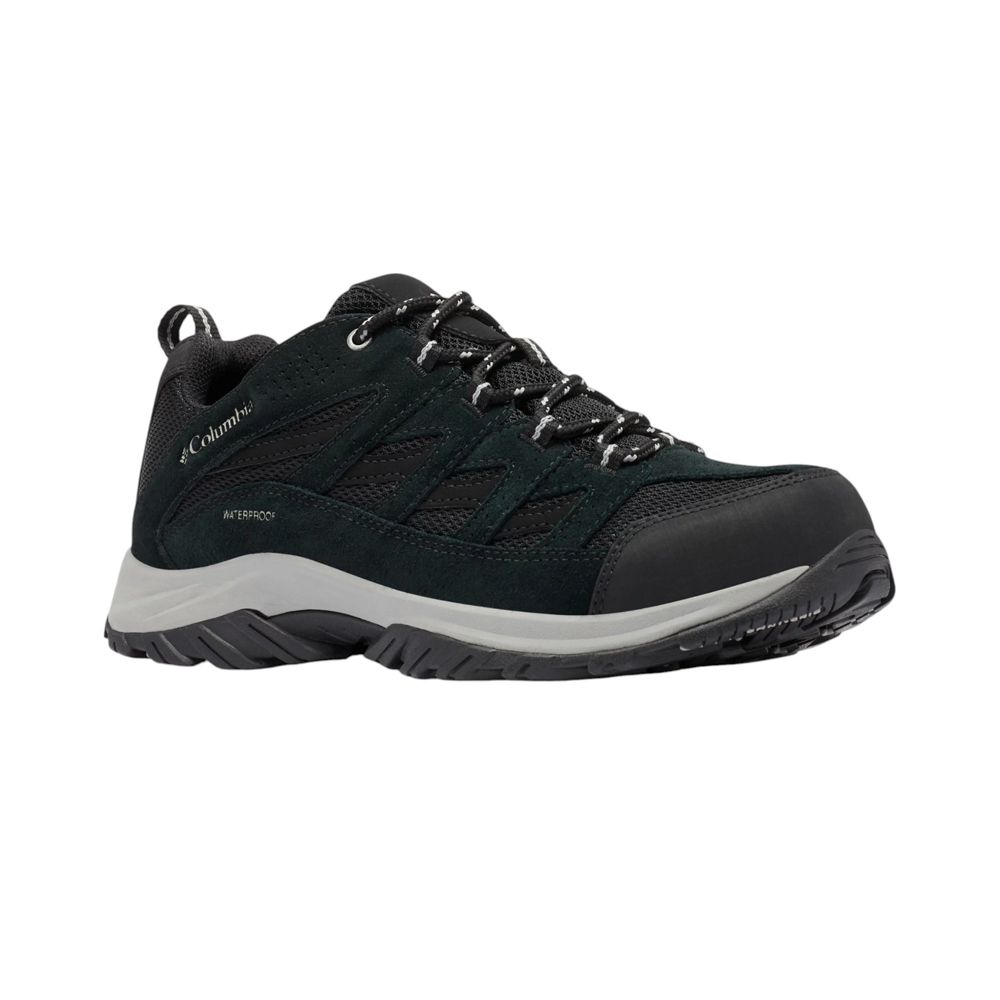 H1729 Columbia Crestwood Waterproof Walking Shoe (Black)
